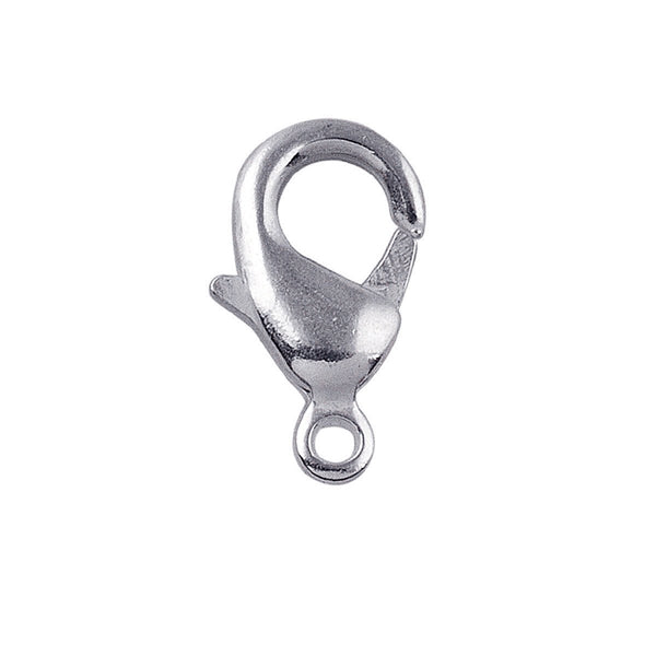 FSF-114-12MM Silver Overlay Lobster Or Fish Clasp,Also Known as a Trigger Clasp Beads Bali Designs Inc 