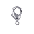 Silver Overlay Lobster Clasp for jewelry making with polished finish