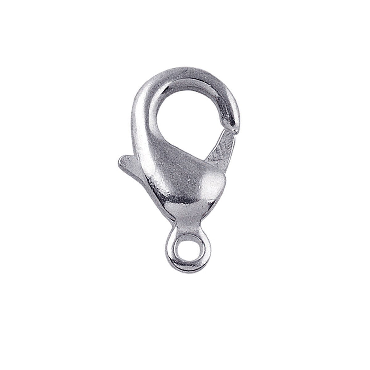 Silver Overlay Lobster Clasp for jewelry making with polished finish