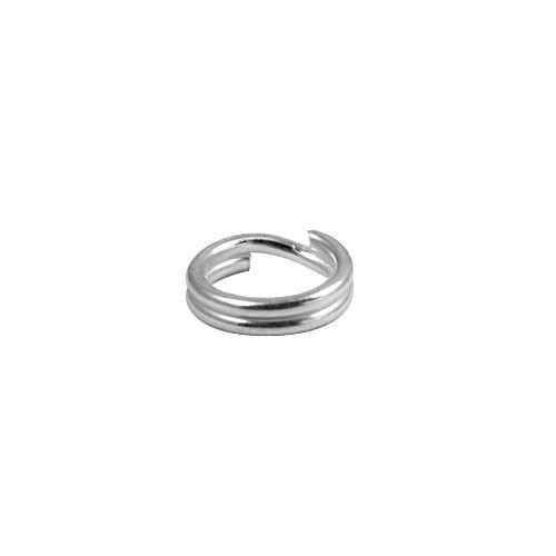 FSF-131-5MM Silver Overlay Round Split Ring Beads Bali Designs Inc 