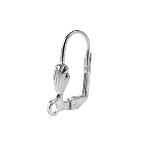 Silver Overlay Leverback Earwire handcrafted in India for wholesale jewelry findings