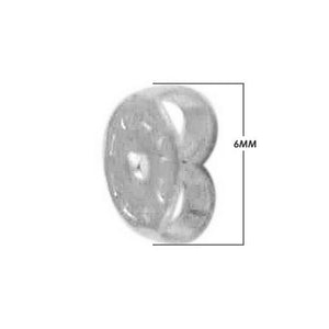 Silver Overlay Earring Stopper handcrafted in India for wholesale jewelry findings