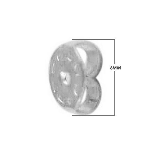 Silver Overlay Earring Stopper handcrafted in India for wholesale jewelry findings