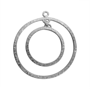 Bulk Silver Overlay Over copper chandelier earring findings in various geometric shapes with multiple attachment loops for professional jewelry manufacturing.