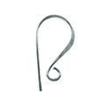 Silver Overlay Swirl Earwire Wholesale handcrafted in India with polished minimalist design