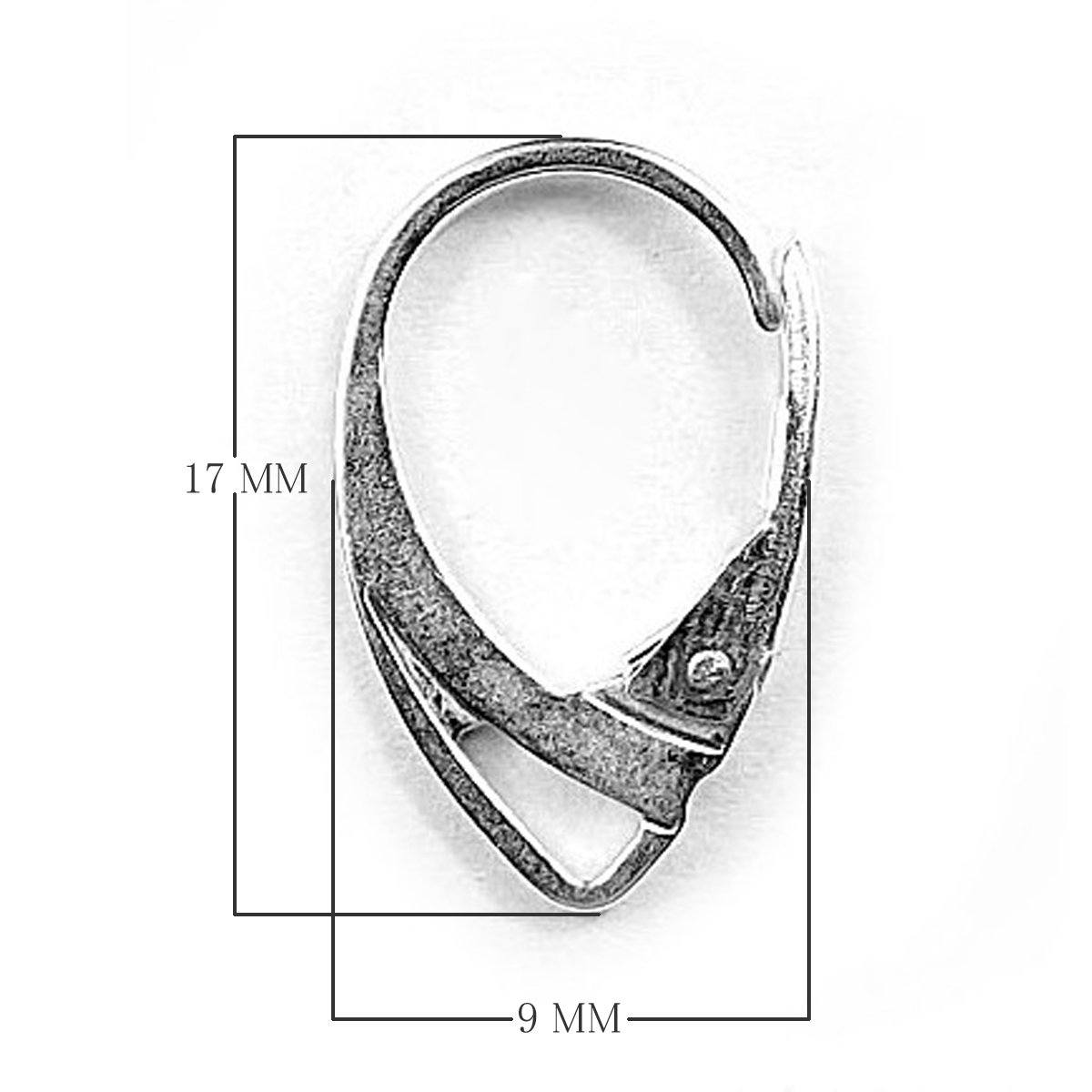 Silver Overlay Leverback Earwire With Secure Clasp Wholesale handcrafted in India with polished finish