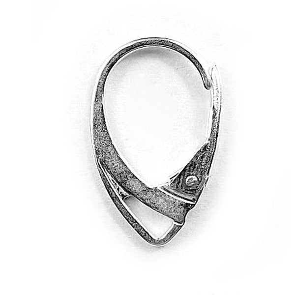 Silver Overlay Leverback Earwire With Secure Clasp Wholesale handcrafted in India with polished finish