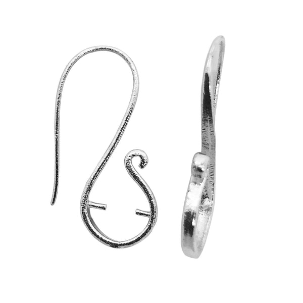 FSF-224 Silver Overlay 20 Gauge Elegant Clean Wire Simply The Best Stylish Earwire Beads Bali Designs Inc 