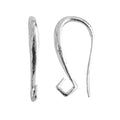 Silver Overlay Classic Hook Earwire Wholesale handcrafted in India with polished silver overlay finish