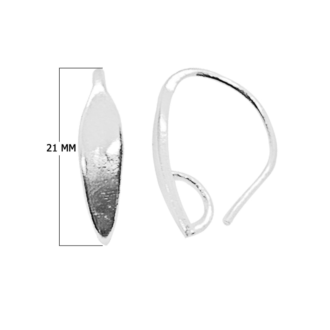 FSF-235 Silver Overlay Earwire Beads Bali Designs Inc 
