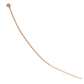 Handcrafted cone head pin with rose gold overlay over copper made in India for wholesale jewelry use.