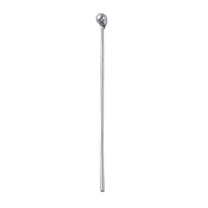 Sterling Silver ball-end headpin handcrafted in India