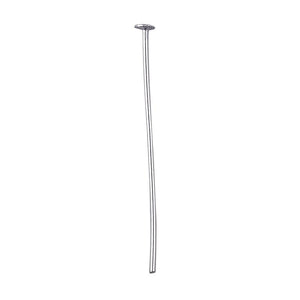 925 sterling silver flat head pin handcrafted in India for bulk jewelry making.