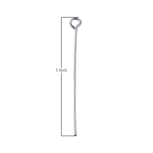 sterling silver eye pin handcrafted in India for wholesale jewelry making