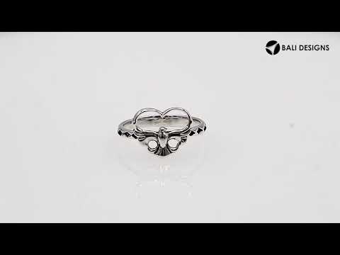Sterling silver simple designer ring in classic elegant wholesale style