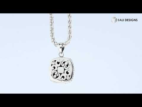 Abalone Shell 925 Sterling Silver Pendant – Wholesale Balinese Floral Jewelry Design