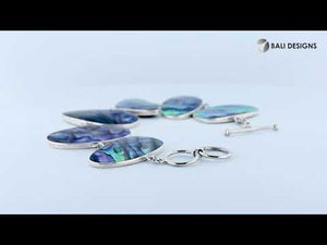 Abalone Shell wholesale bracelet with 925 Sterling Silver links, handcrafted in Bali.