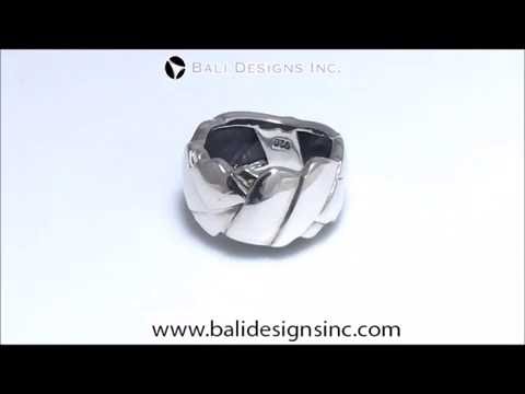 Sterling Silver Simple Design Polished Band Ring For Wholesale Jewelry Buyers.