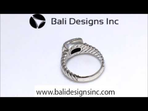 Sterling Silver handcrafted ring with Citrine Quartz wholesale from Bali, Indonesia