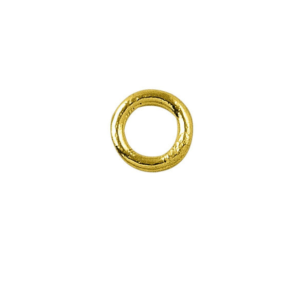 JCG-100-10MM 18K Gold Overlay Closed Jump Ring Beads Bali Designs Inc 