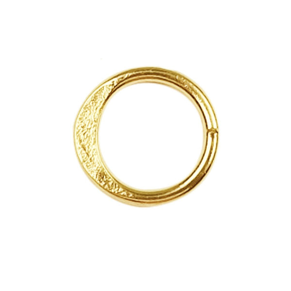 JCG-108-12MM 18K Gold Overlay Closed Jump Ring Beads Bali Designs Inc 