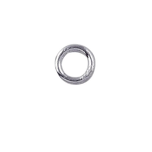 JCSF-100-10MM Silver Overlay Closed Jump Ring Beads Bali Designs Inc 