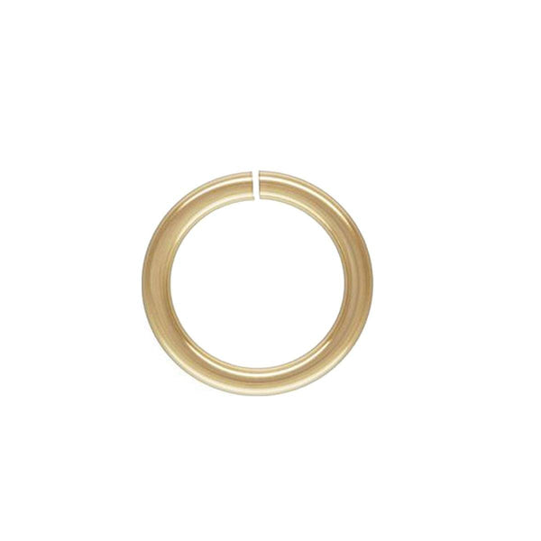 JOG-100-6MM 18K Gold Overlay Open Jump Ring Beads Bali Designs Inc 
