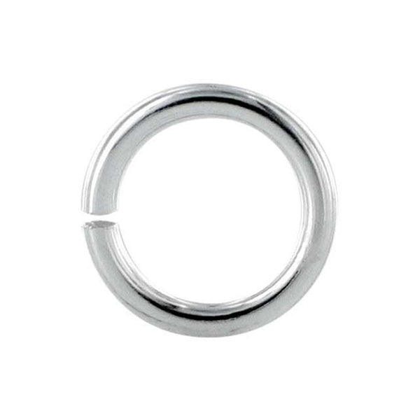 JOSS-100-6MM Sterling Silver Open Jump Ring Beads Bali Designs Inc 