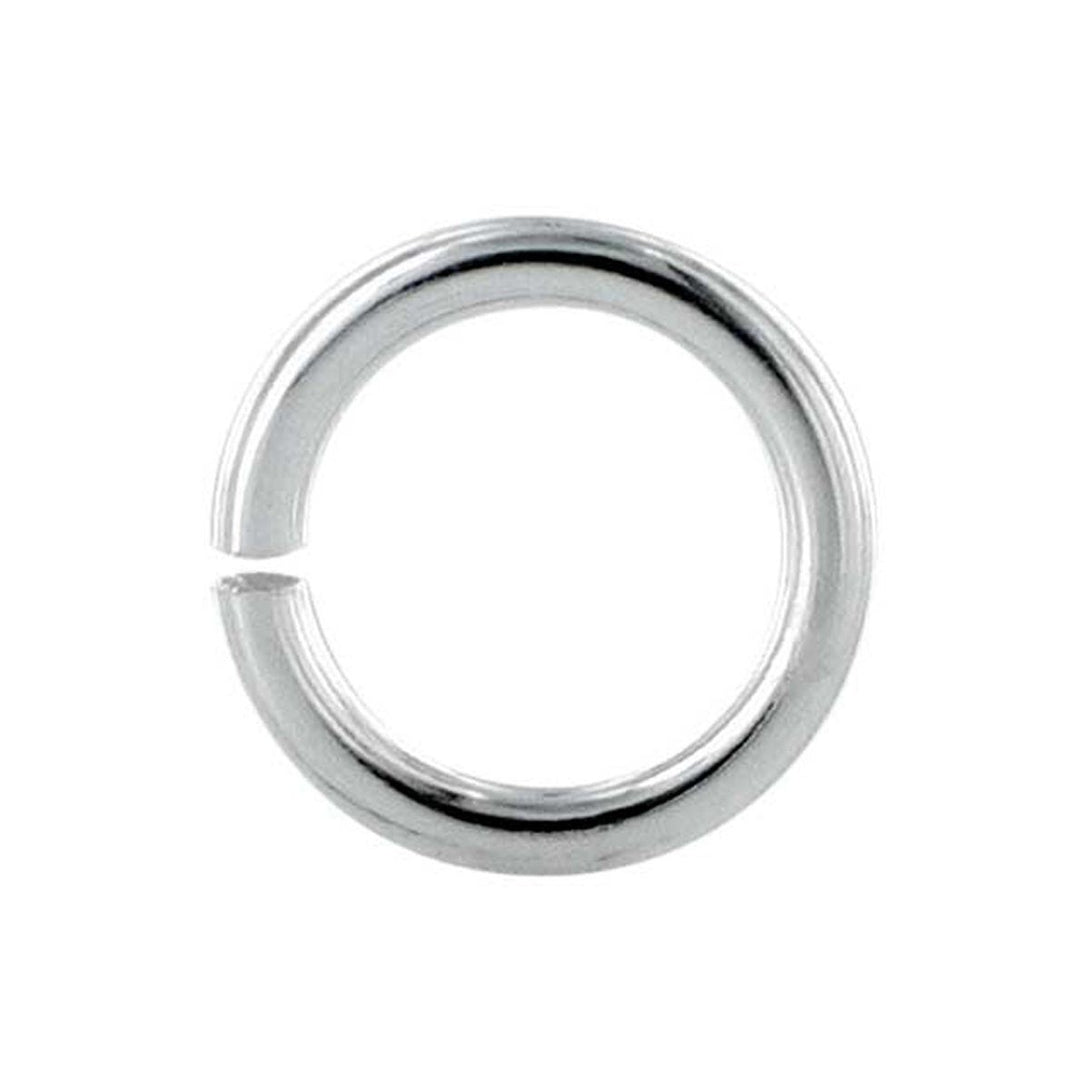JOSS-100-8MM Sterling Silver Open Jump Ring Beads Bali Designs Inc 