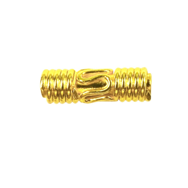 PG-102 18K Gold Overlay Tube Beads Bali Designs Inc 