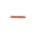 PRG-119-12X4MM Rose Gold Overlay Tube Beads Bali Designs Inc 