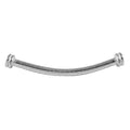 Handcrafted silver overlay curved tube bead over copper with smooth finish from India for wholesale jewelry manufacturing