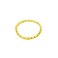 Wholesale rope textured bangle with 18K gold overlay over copper, handcrafted in India.
