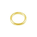 18K Gold Overlay Over Copper round jewelry ring component with smooth polished finish and precise 12MM size, handcrafted in India for wholesale jewelry manufacturing and professional design use.