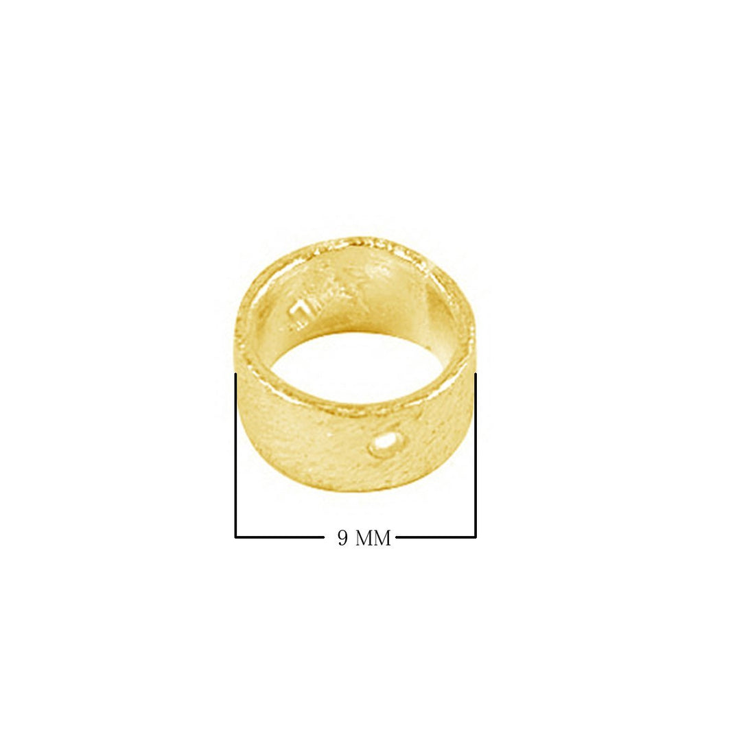 RG-103-9MM 18K Gold Overlay Ring Findings Beads Bali Designs Inc 