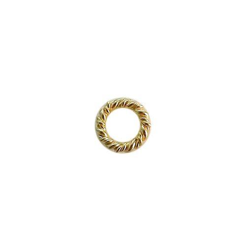 RG-116 18K Gold Overlay Ring Findings Beads Bali Designs Inc 