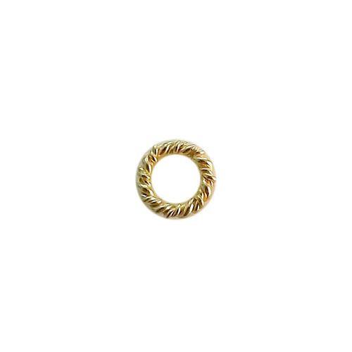 18K Gold Overlay Over Copper textured ring finding handcrafted jewelry component wholesale India