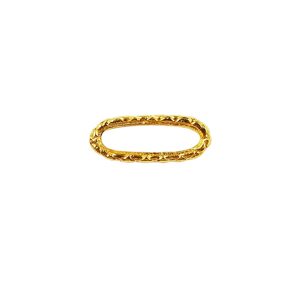 RG-124 18K Gold Overlay Ring Findings Beads Bali Designs Inc 