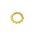 18K Gold Overlay Over Copper braided round ring connector handcrafted jewelry component wholesale India