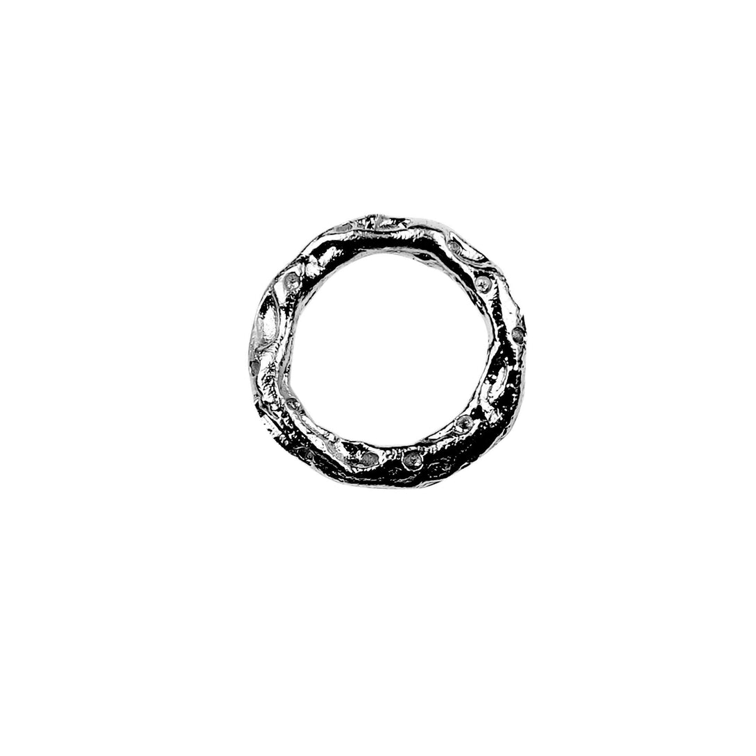 RR-117 Black Rhodium Overlay Ring Findings Beads Bali Designs Inc 