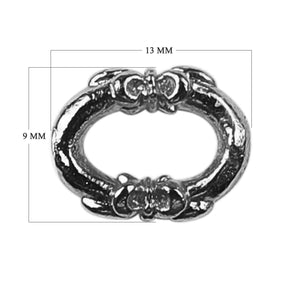 RR-121 Black Rhodium Overlay Ring Findings Beads Bali Designs Inc 