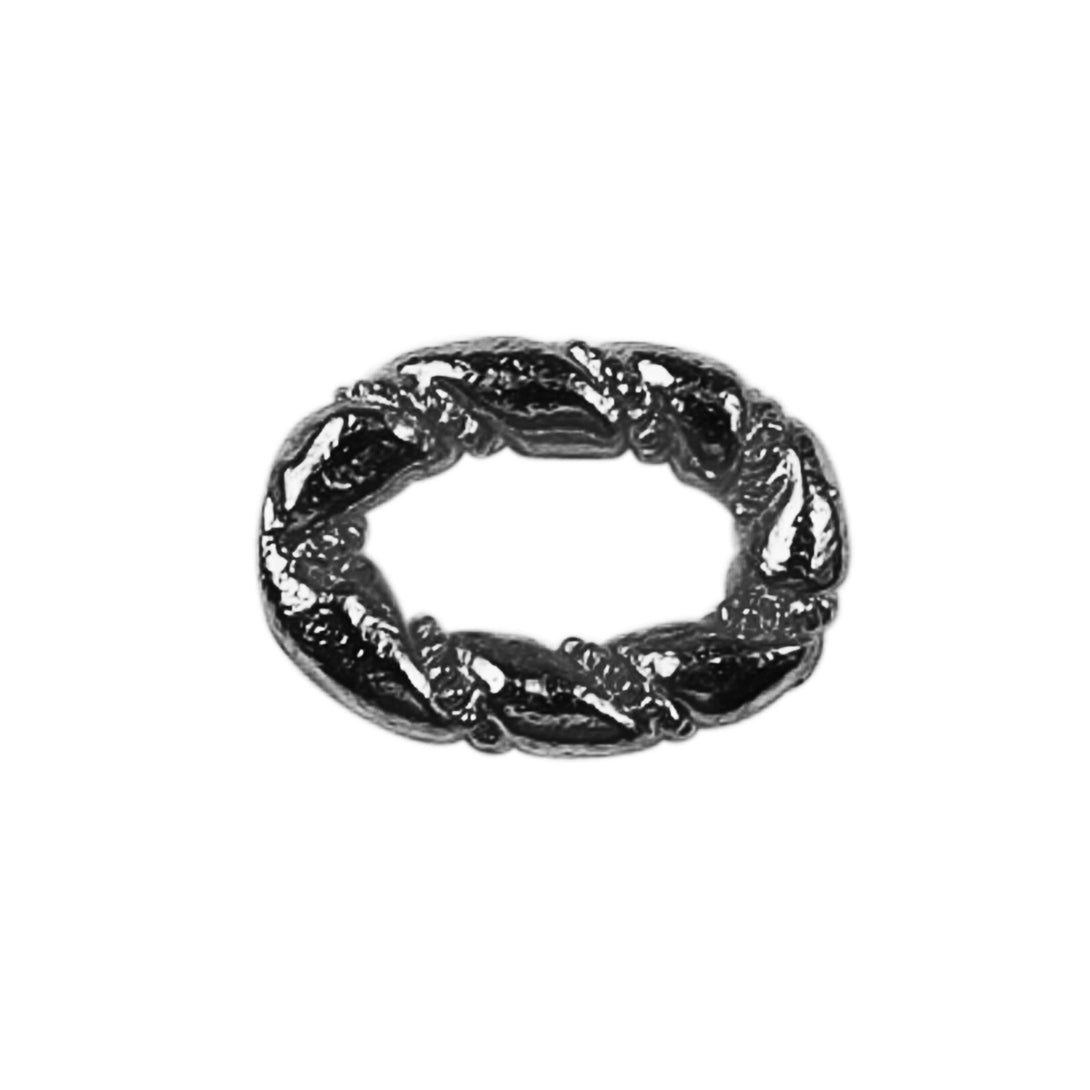 RR-122 Black Rhodium Overlay Ring Findings Beads Bali Designs Inc 
