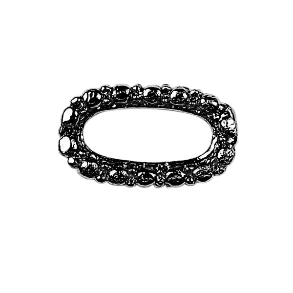 RR-123 Black Rhodium Overlay Ring Findings Beads Bali Designs Inc 