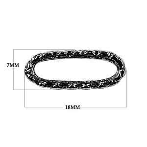 RR-124 Black Rhodium Overlay Ring Findings Beads Bali Designs Inc 