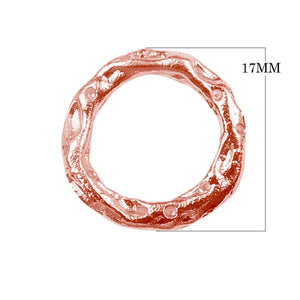 RRG-117 Rose Gold Overlay Ring Findings Beads Bali Designs Inc 