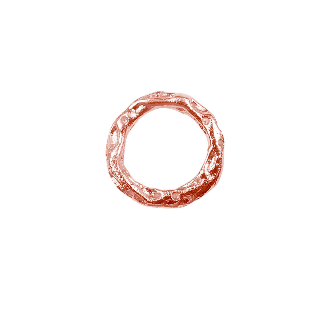RRG-117 Rose Gold Overlay Ring Findings Beads Bali Designs Inc 