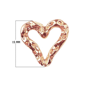 RRG-118 Rose Gold Overlay Ring Findings Beads Bali Designs Inc 