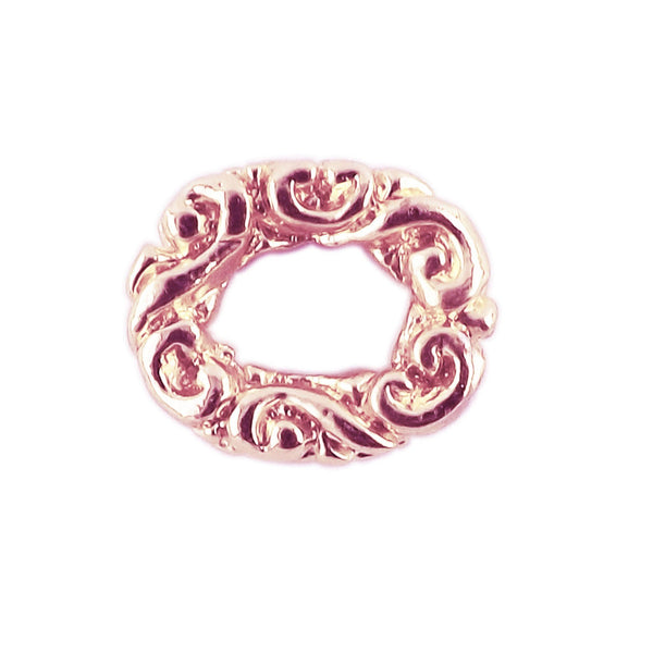 RRG-120 Rose Gold Overlay Ring Findings Beads Bali Designs Inc 