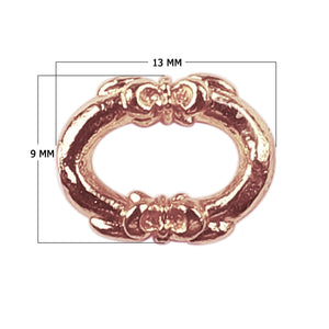 RRG-121 Rose Gold Overlay Ring Findings Beads Bali Designs Inc 