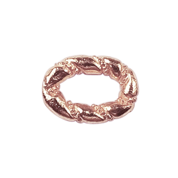 RRG-122 Rose Gold Overlay Ring Findings Beads Bali Designs Inc 